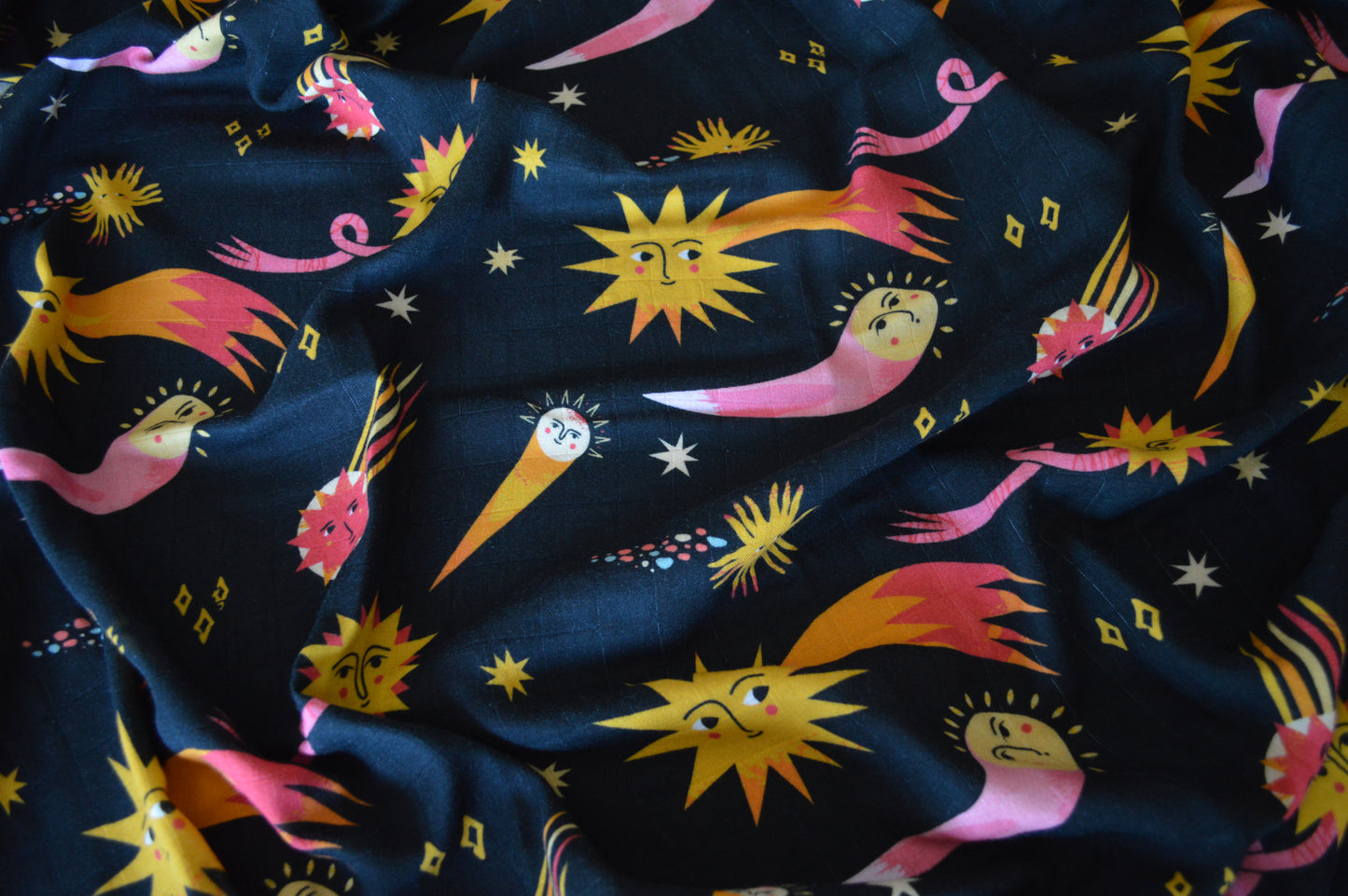 Stardust Dreams Bamboo Muslin Swaddle